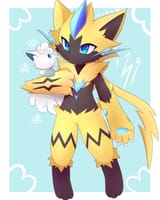 __alolan_vulpix_and_zeraora_pokemon_drawn_by_kryztar__e418ca178e2bd260b7c893be2a8788c5