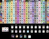 grid of favs