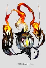 __chandelure_pokemon_drawn_by_sukepmonster__435790afe2f5b3fef55b9621463300d3