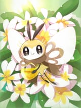 __ribombee_pokemon_drawn_by_saki_pokeoekaki__3e3a219848c62b5bd2e355899ec4ac28