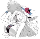 __cynthia_pokemon_and_1_more_drawn_by_sharumon__718aa46b72b52f7c875a674b544e0238