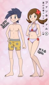 comm__pokemon_trainer_ethan___lyra__trio_swimsuit__by_fankifalu_dgatld5-fullview