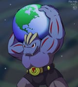 Machoke should be holding our planet
