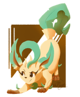 leafeon by caninedragons