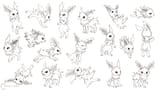 jolteon doodles by nakios