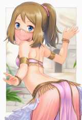 1girl, Serena (pokemon), dancer, belly dance, sexy body, sexy dancer wear, midri s-2568692692