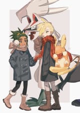 __gladion_hau_alolan_raichu_and_silvally_pokemon_and_1_more_drawn_by_fua1heyvot4ifsr__af46779c90df1032bde947d3dcf462f5