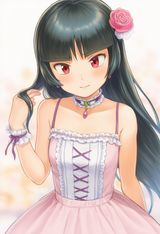 1girl, Sabrina (pokemon), gothic lolita, lolita fashion, fancy dress, pink dress s-219317160