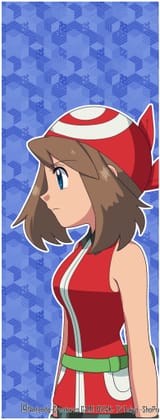 redder coat and bandanna