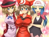 __haruka_hikari_and_serena_pokemon_and_pokemon_anime_drawn_by_takecha__sample-ee7e9cba60a07fe409219db1744b1c79