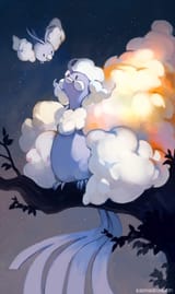 __altaria_swablu_and_mega_altaria_pokemon_drawn_by_bluekomadori__3a7c38e45efac7e37644c6e42f2e0ee2