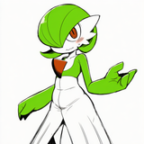 Solo, female, species_gardevoir, {{chubby}}, flat chested, s-3584482294