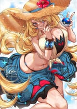 __cynthia_pokemon_and_1_more_drawn_by_chie00chan__c160f382a9a50c1b656cd8a78ce950ce
