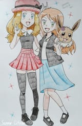 emily_cooper_with_vivi_and_serena__pokemon_quest__by_willdinochampion55_dk500b1