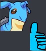 deprassed thumbs up