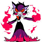 Solo, pokemon, female, species_gardevoir, species_gengar, fusion, pokemon fusion s-4095556223