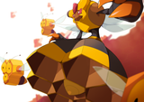 __combee_and_vespiquen_pokemon_drawn_by_kura_shironagasu02__bdc8aeb6a2192fadfdb7f580fc2099d5