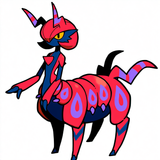 Solo, female, detailed, Pokémon, pokemon fusion, flat chested, pseudo hair, spec s-1377008738