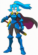 pokemon, pokemon hgss, clair (pokemon), armor, blue armor, breastplate, gauntlet s-2228763073