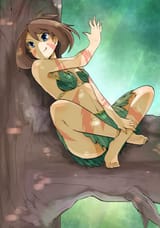 sapphire in a tree