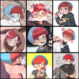 Pen-Pen collage
