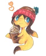 helioptile with hat and mocha