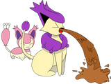 Delcatty Throwing Up