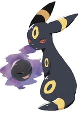 092 197 Ghastly and Umbreon @LXIPCELUcEOS5r6