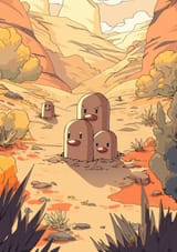 __diglett_and_dugtrio_pokemon_drawn_by_kumo33__sample-7ce11cc1cc8b94dcf76d00e05d4dbb24