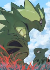 __tyranitar_and_larvitar_pokemon_drawn_by_gara_qbeuxvii22__7420d8790792a7ed1f08c01841f0b3b1