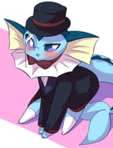 134 Wearing top hat, monocle, coat @_fish_chan_ @96226997