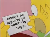 opposite