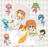alolan_vulpix_inkling_lillie_mao_mizuki_and_others_pokemon_pokemon_game_pokemon_sm_and_splatoon_draw