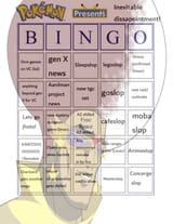 pokemon presents bingo