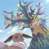 Eeveelutions climbing Tree @ibusaki_pk @273001