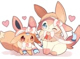__eevee_and_sylveon_pokemon_drawn_by_yupo_0322__a5803a3639d3ea807f757bc653c07861