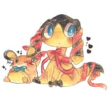helioptile dedenne ribbons and bows