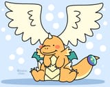 __dragonite_and_mega_dragonite_pokemon_drawn_by_mana_chan__297fb0543166396fe23da4cc6453c160