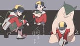 __ethan_cyndaquil_typhlosion_and_quilava_pokemon_and_1_more_drawn_by_three_guo__17d459116af0f1e5d70baf1a34825a7b