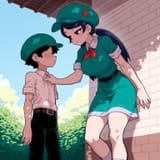 i don&#039;t know why it genned the guy as a shota. for some &gt;raisin, ai interprets a size difference as an age difference