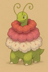 Mega Meganium and Blooming Flower