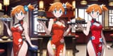 Misty China Dress Set