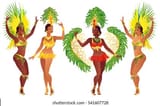 set-brazilian-samba-dancers-vector-260nw-541607728
