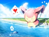 wailord_and_skitty__by_hellknight10