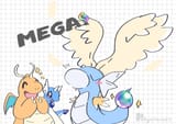 __dragonite_dragonair_dratini_and_mega_dragonite_pokemon_drawn_by_polynimuri__3e40e8580ac1f419cf98ba57e7a18a54
