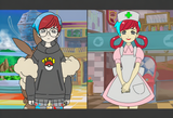 artist_yamamoto satoshi ,masterpiece, anime coloring, 2__split screen__, flat co s-913015991