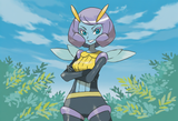 artist_sugimori ken, aged up Illumise (pokemon), 2__personification__, bob cut, s-1861461190