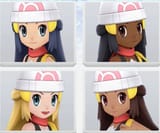 Hikari, Dawn, Aurore, and Maya