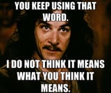 Word means