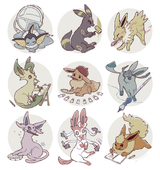 Artistic Eevees